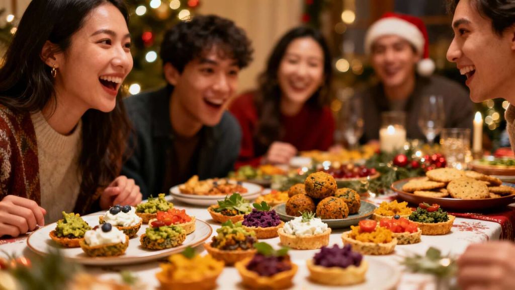 Apéritif de Noël : idées sans viande, lactose, gluten
