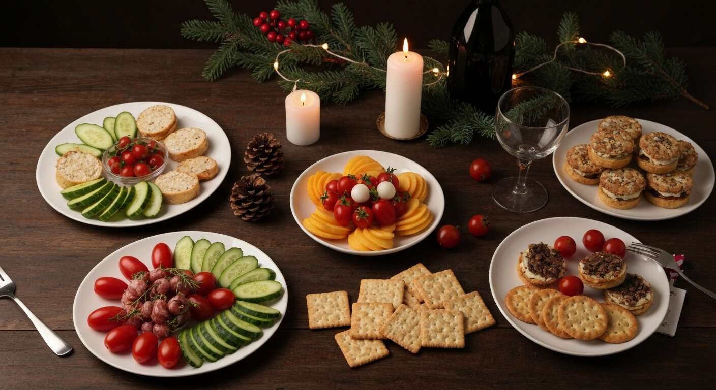Tendances et alternatives pour un ap&eacute;ritif de no&euml;l sans viande