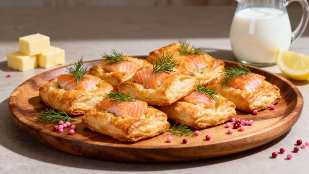 Petits choux apéritifs au saumon : recette festive pour buffet de fin d'année