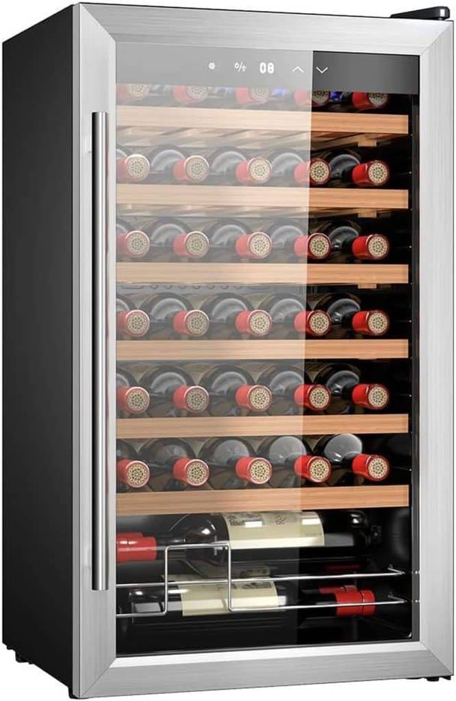 Test cave à vin Cecotec Bolero grandsommelier : 34 bouteilles, inox et précision
