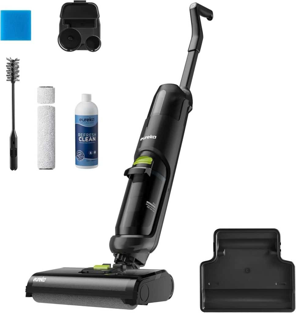 Test de l'aspirateur laveur Eureka New400 sans fil, autonome et polyvalent