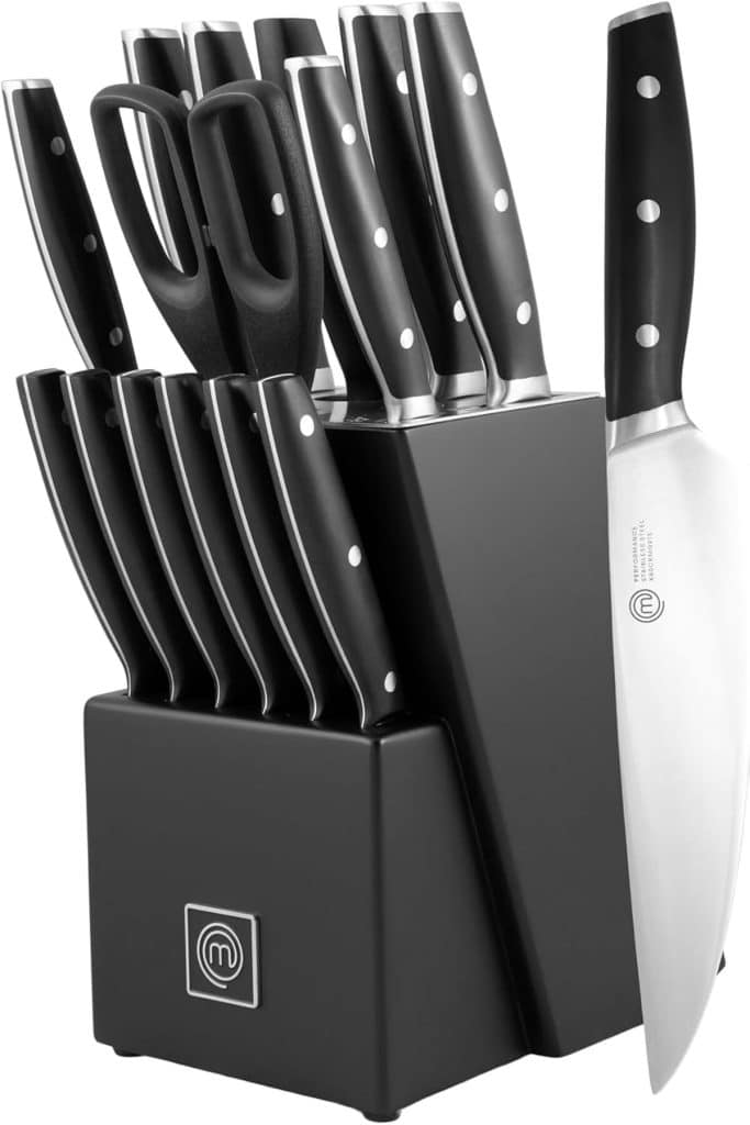 Test du bloc couteaux cuisine MasterChef 15 pièces : qualité professionnelle