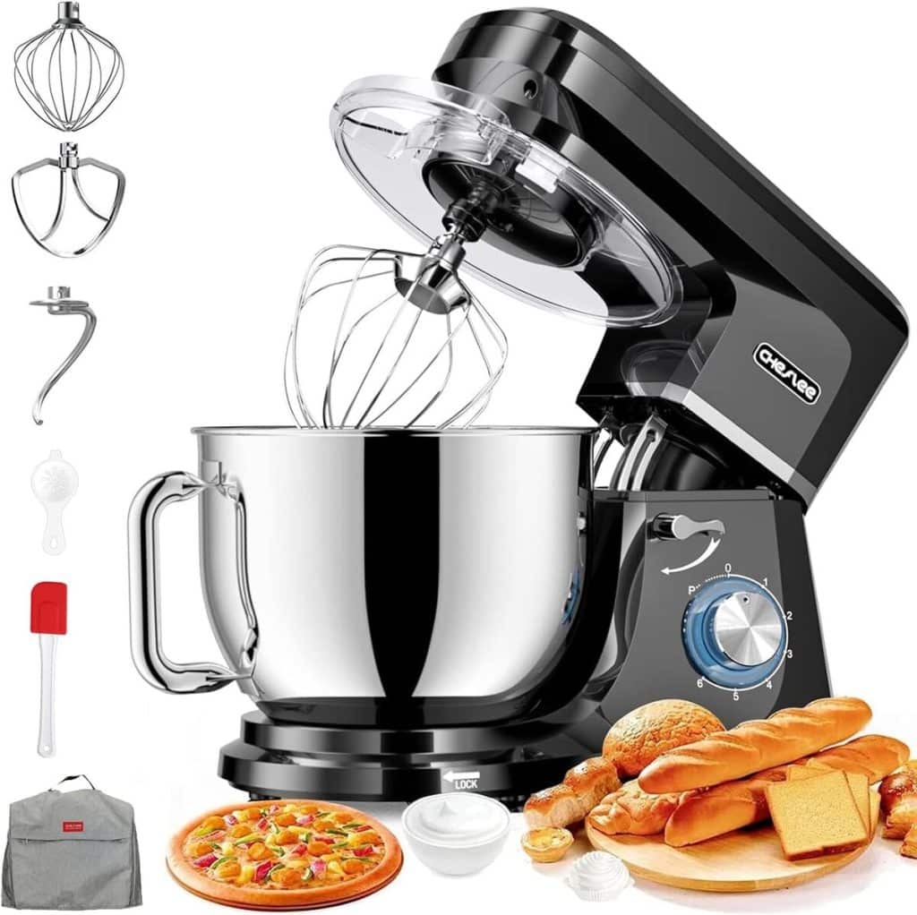 Test du robot pâtissier Cheflee 2000W 7, 2L : puissance et polyvalence
