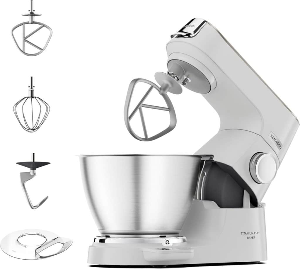 Test du robot pâtissier Kenwood Titanium Chef Baker 1200W avec balance intégrée