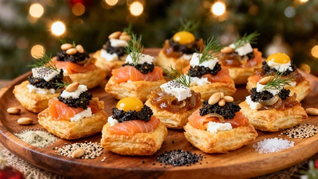 Apéritif de Noël : recette de Petits Feuilletés