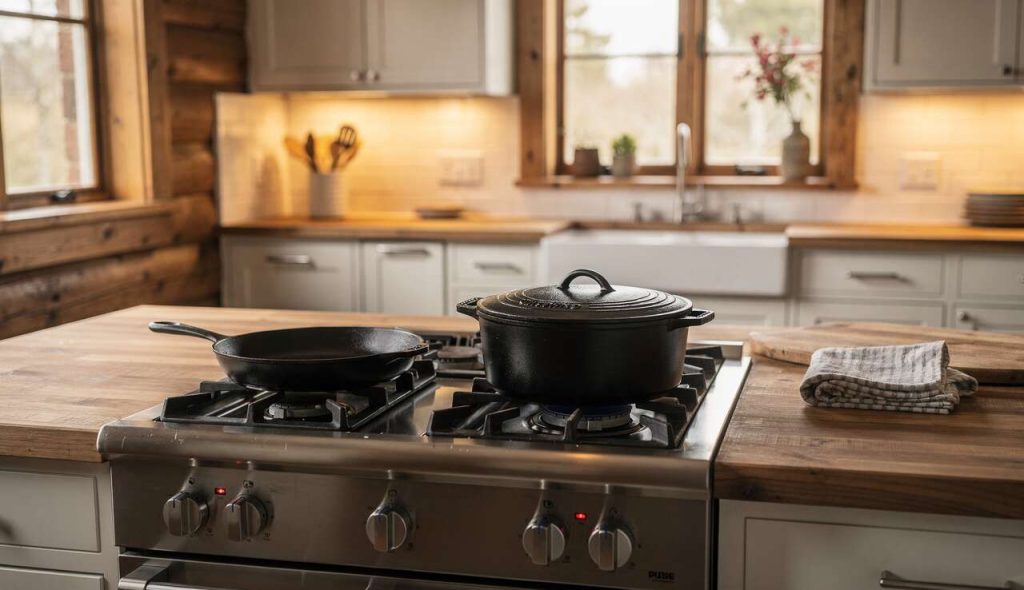 Cocottes et poêles en fonte : des ustensiles indispensables dans une cuisine bien équipée