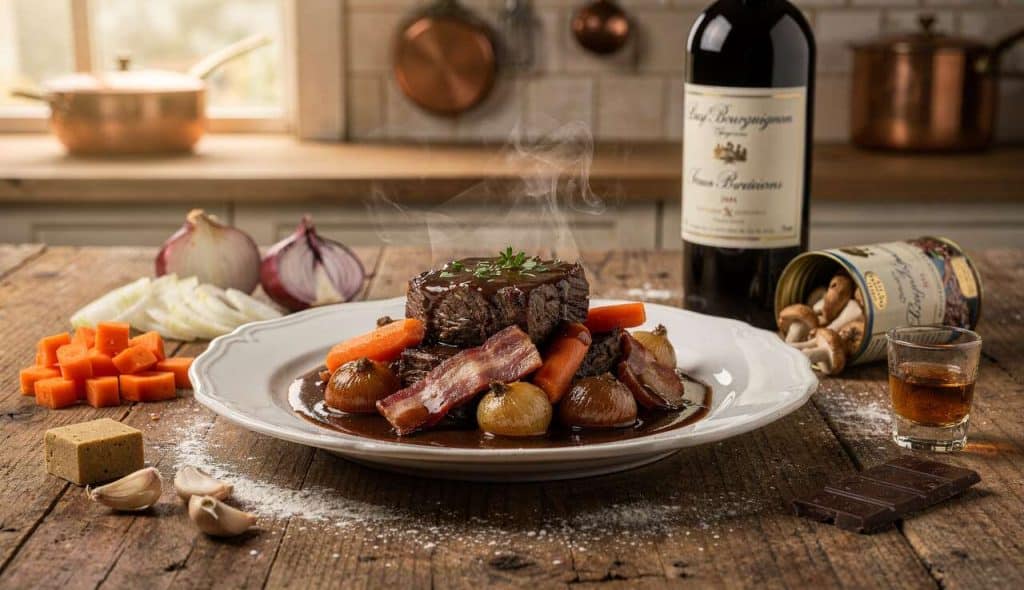 Bœuf Bourguignon Traditionnel : découvrez la Touche Secrète