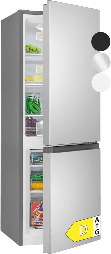 Test : bomann réfrigérateur congélateur KG322-1-inox, 175L pratiques