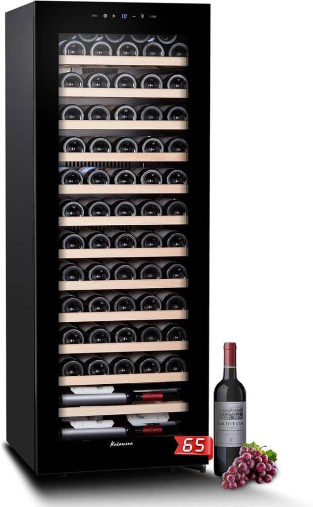Test du réfrigérateur à vin Kalamera KRC-170AFG : performance et élégance