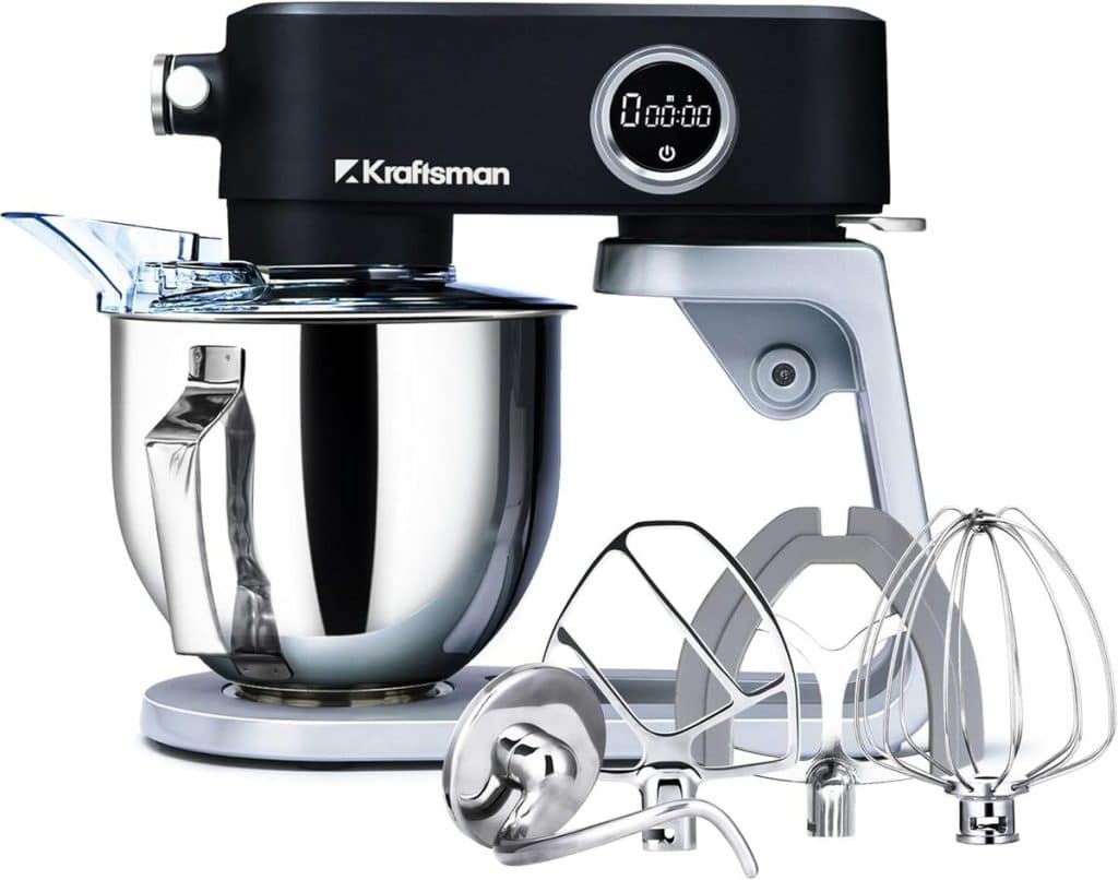 Test du robot pâtissier Kraftsman : 5 L, métal, 8 vitesses