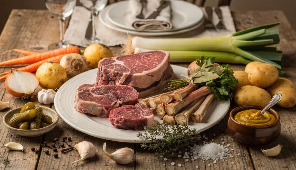 Pot-au-feu gourmand aux trois viandes : recette savoureuse
