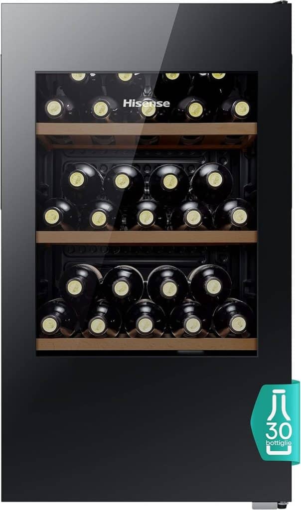 Test de la cave à vin HiSense MWC4894GF : 30 bouteilles à l'abri