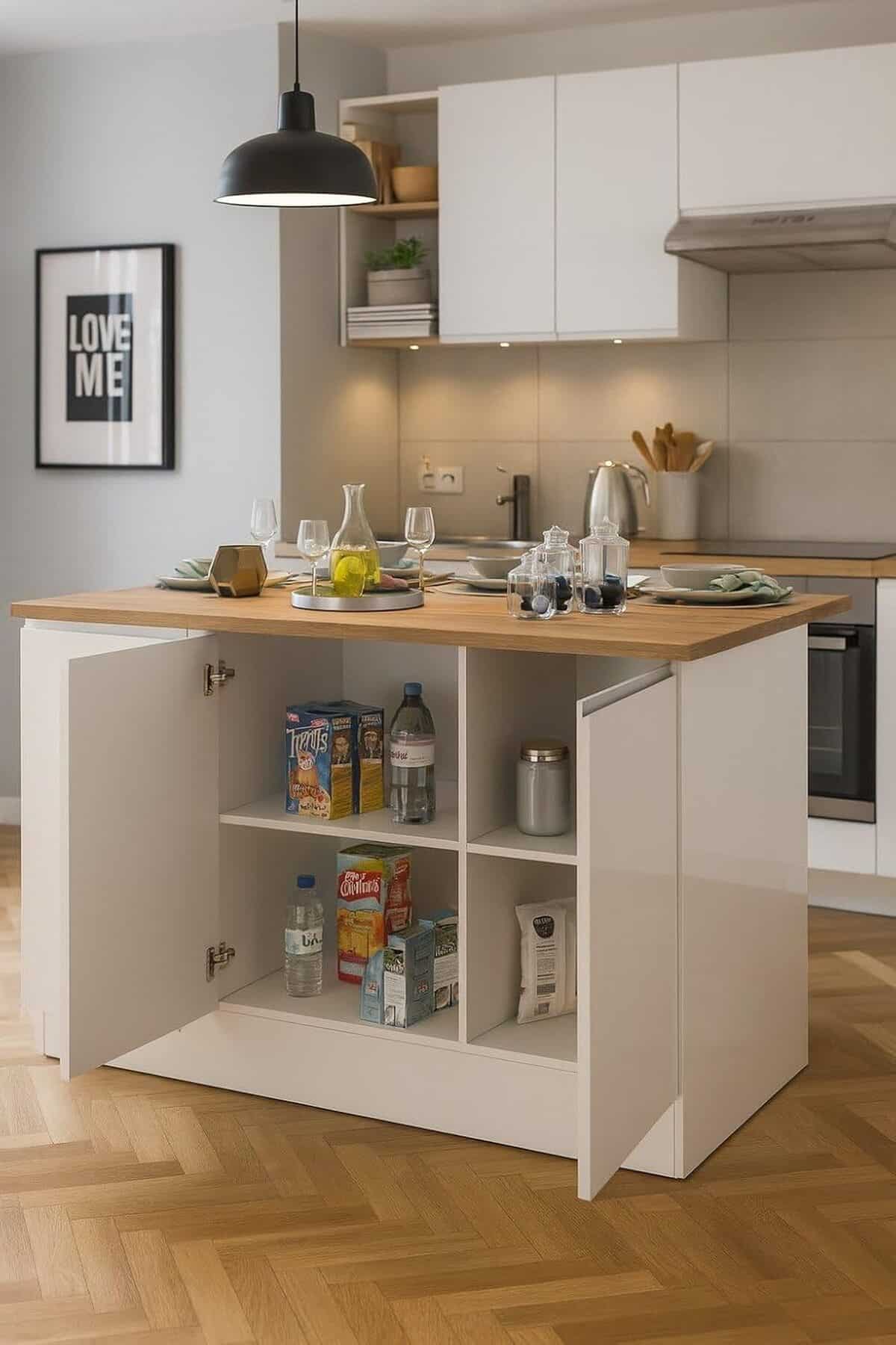 Test du meuble îlot de cuisine Patrizio Dmora : polyvalence et design italien