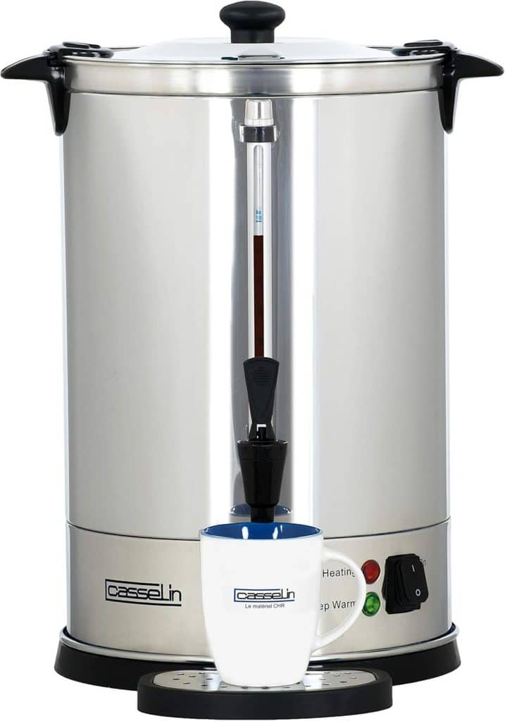 Test : percolateur Casselin CPC100, 100 tasses en inox