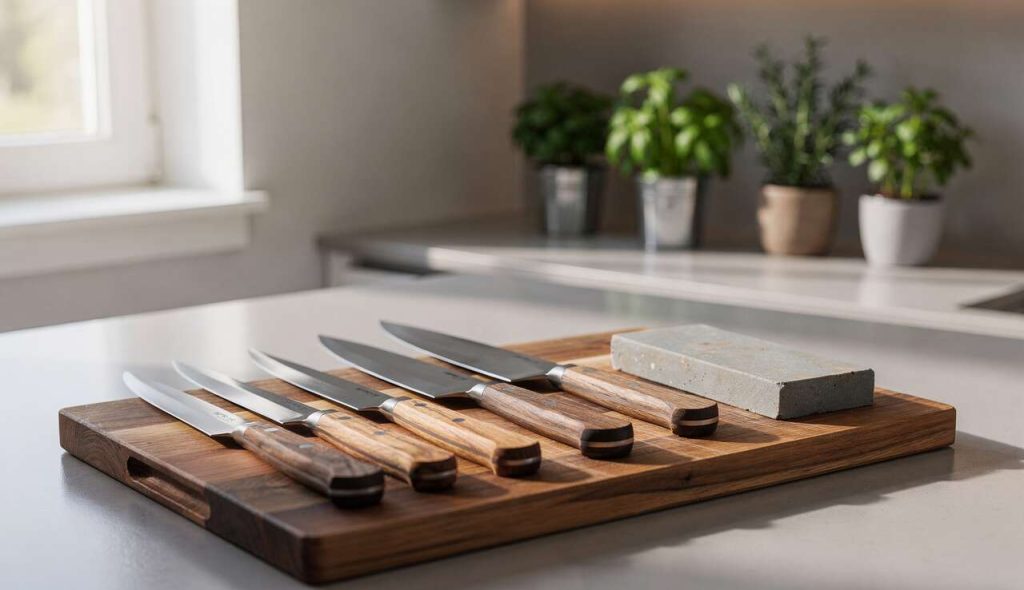 Conseils pour l'entretien des couteaux de cuisine : affûtage et conservation