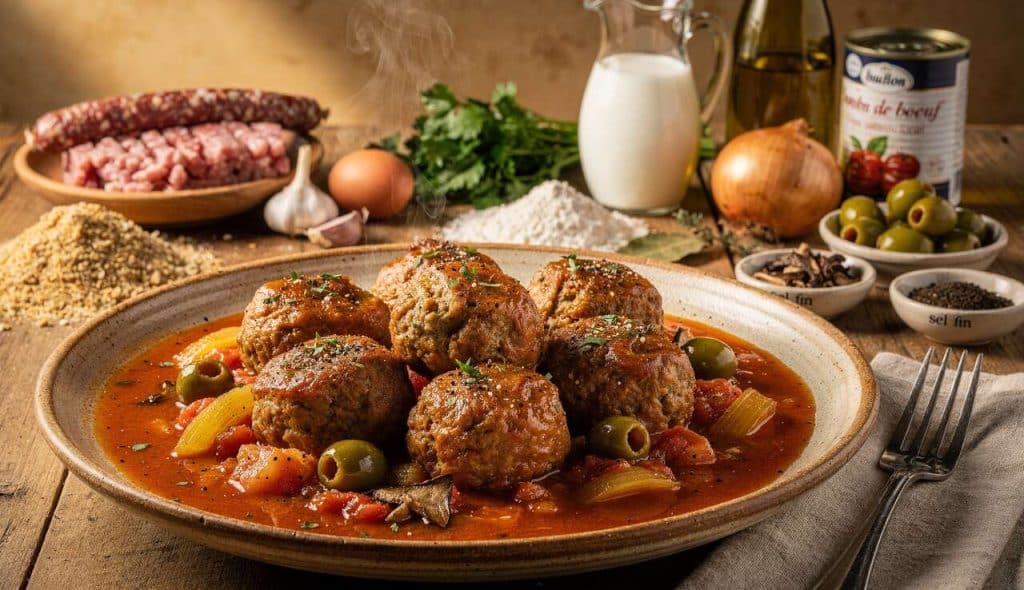Recette des boles de picolat : boulettes de viande catalanes