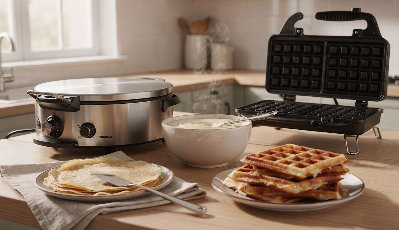 Comparatif des types de crêpières : électrique, gaz, fonte Comparatif des types de crêpières : électrique, gaz, fonte