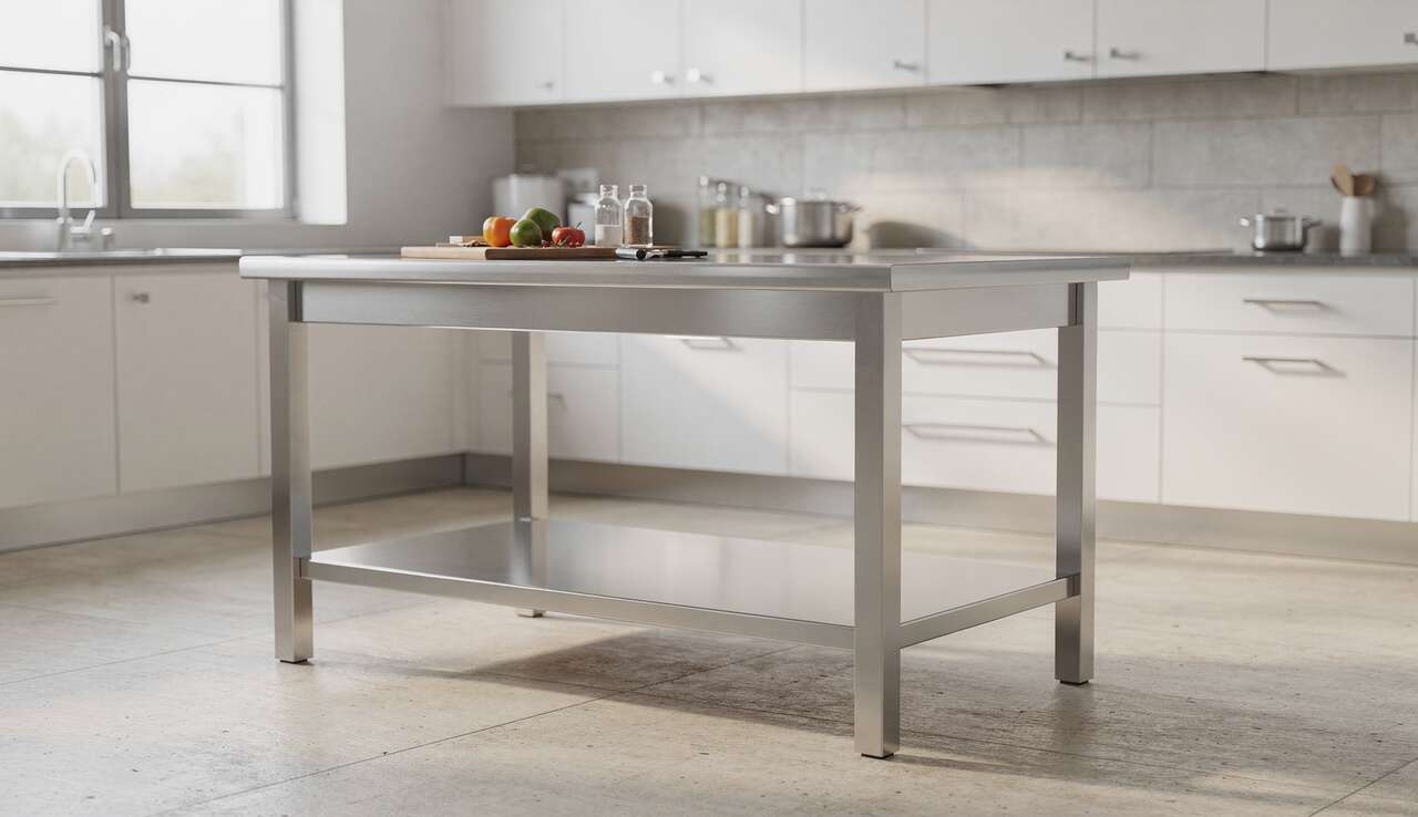 Choisir le bon type d'inox pour sa table de travail
