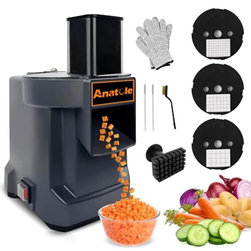 Test Anatole coupe légumes électrique 100W : précision professionnelle
