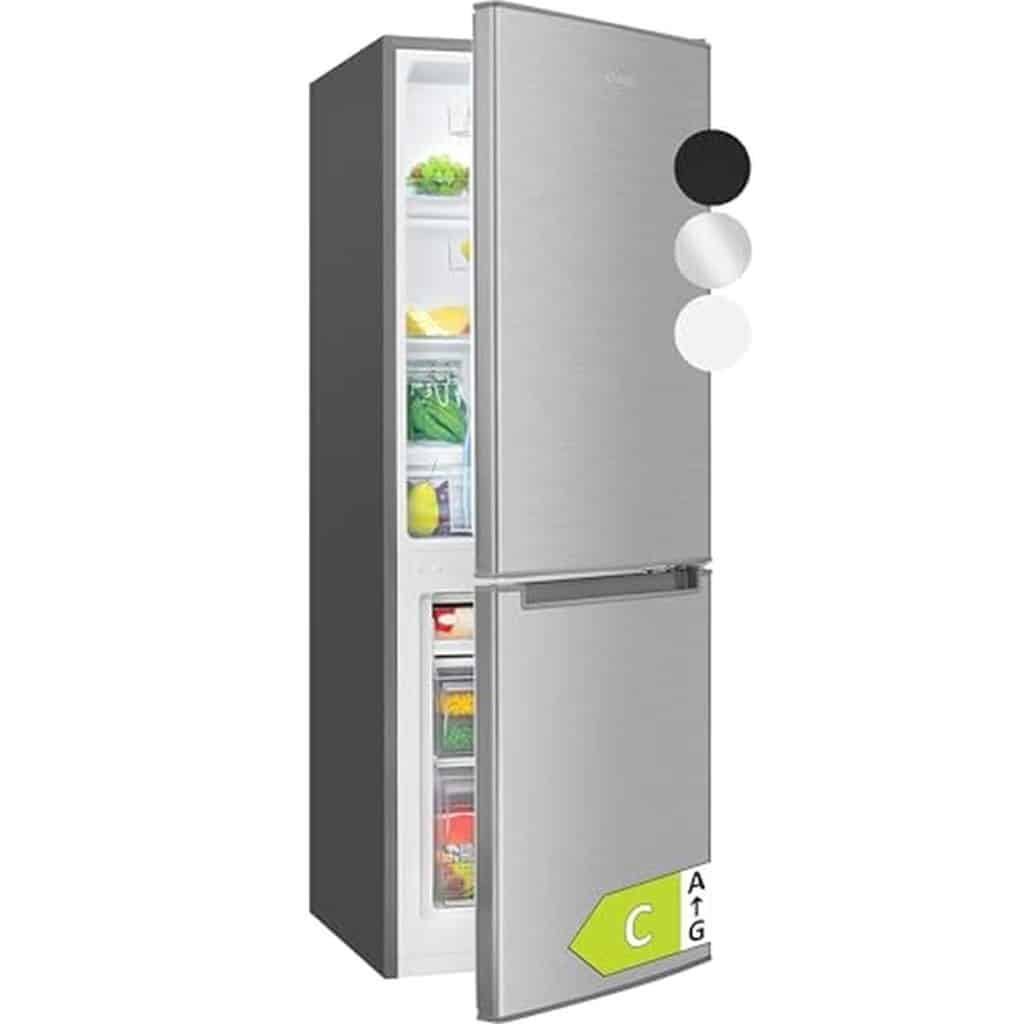 Test : bomann KG7359, réfrigérateur congélateur inox 173L performant