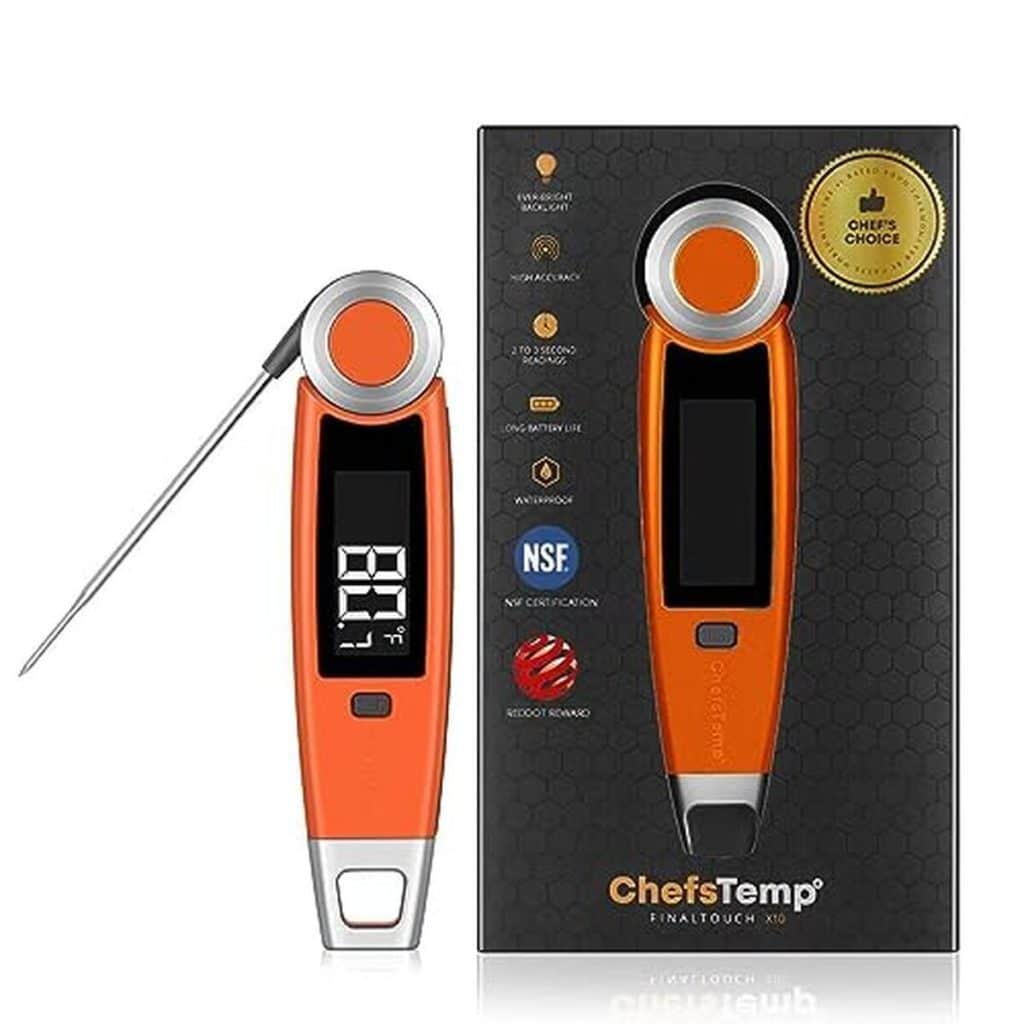 Test : chefsTemp Finaltouch X10, thermomètre à viande instantané
