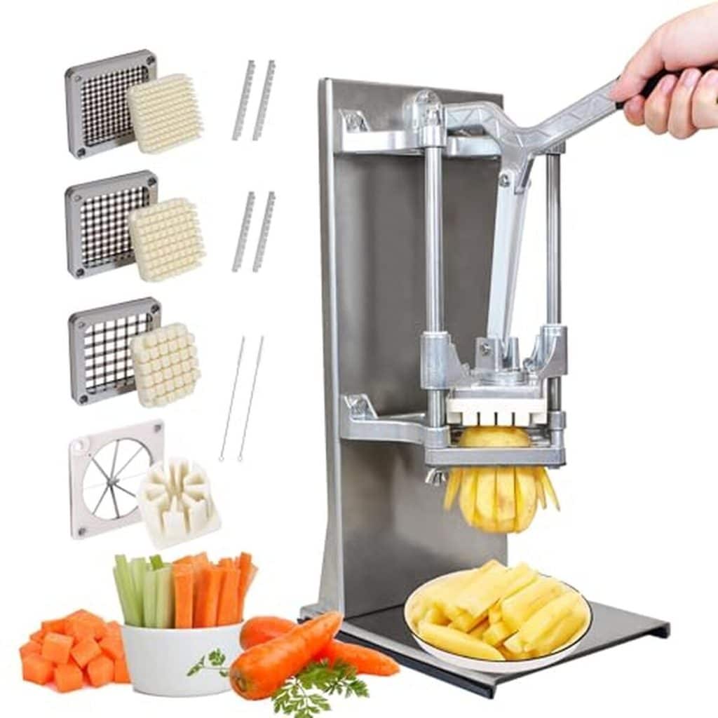 Test : coupe frites Anatole vertical multifonctionnel en acier inoxydable