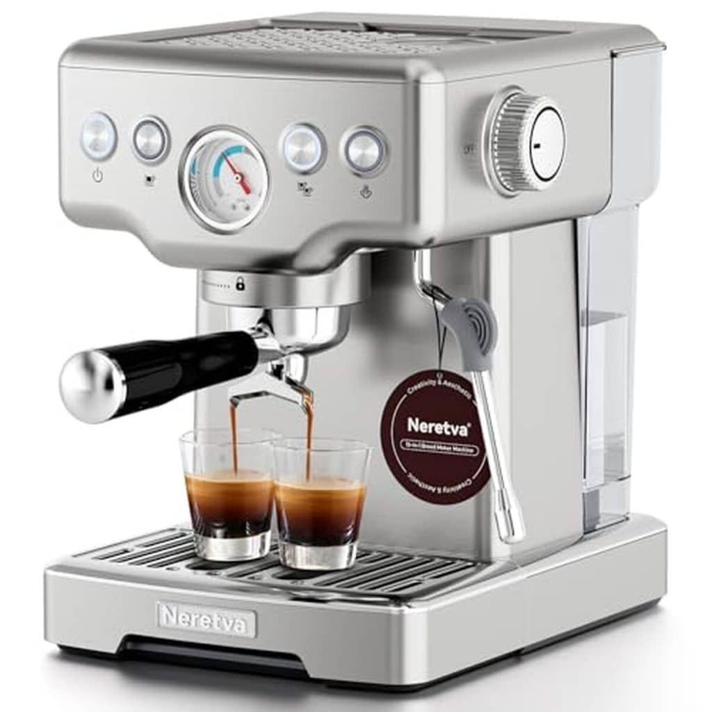 Test de la machine à expresso Neretva 15 bars : professionnelle et domestique