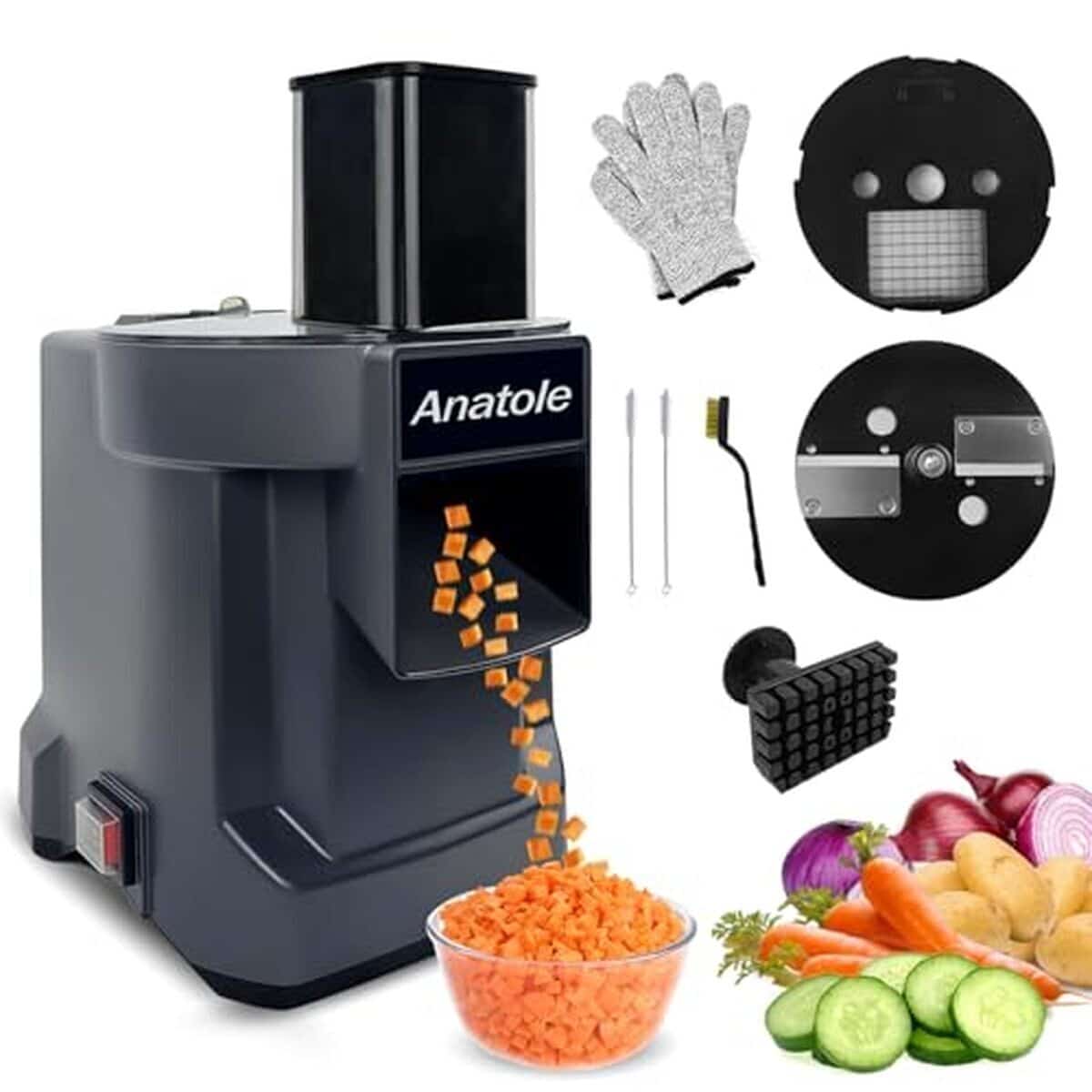 Test du coupe-légumes électrique Anatole 100W : performance au rendez-vous