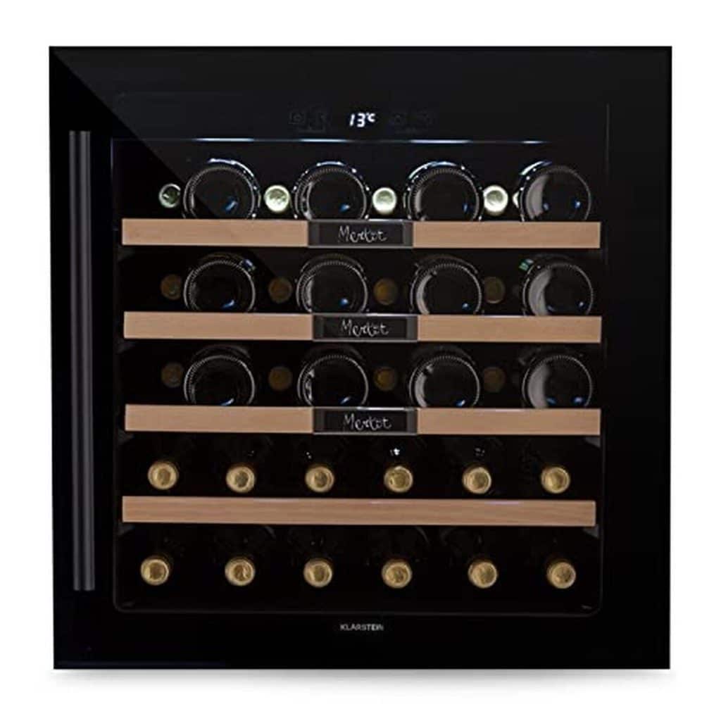Test : réfrigérateur à vin encastrable Klarstein Prosecco, 36 bouteilles