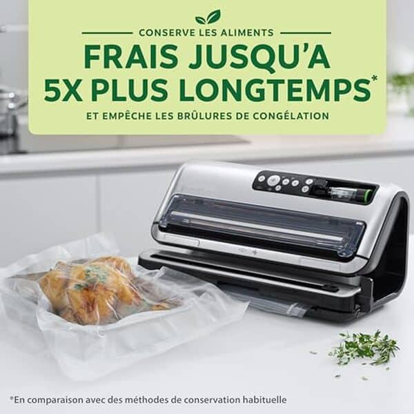 Découvrez notre test détaillé de la FoodSaver FFS006X, une machine sous vide professionnelle avec compartiment intégré et fonction marinade, idéale pour conserver vos aliments plus longtemps et optimiser votre cuisine.
