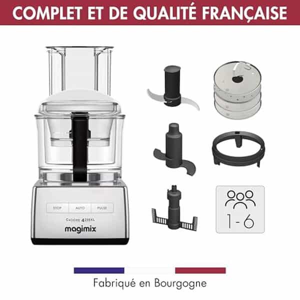 Découvrez notre analyse détaillée du robot Magimix CS 4200 XL : un robot multifonction 3L polyvalent et performant pour toutes vos préparations culinaires.