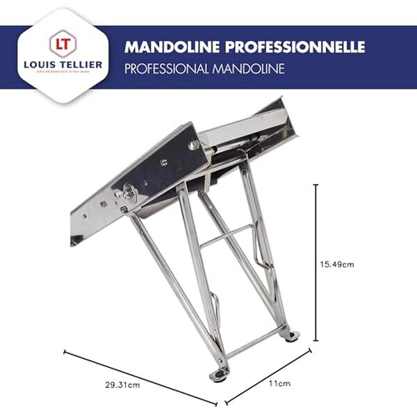 Découvrez notre analyse approfondie de la mandoline professionnelle inox Louis Tellier : une trancheuse multifonction performante et durable pour tous vos besoins culinaires.