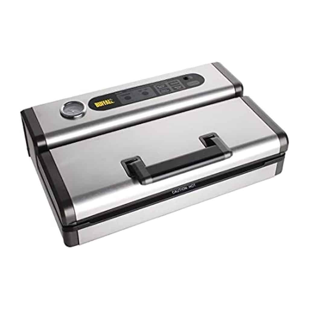Test de la machine sous vide Buffalo Cn514 en acier inoxydable