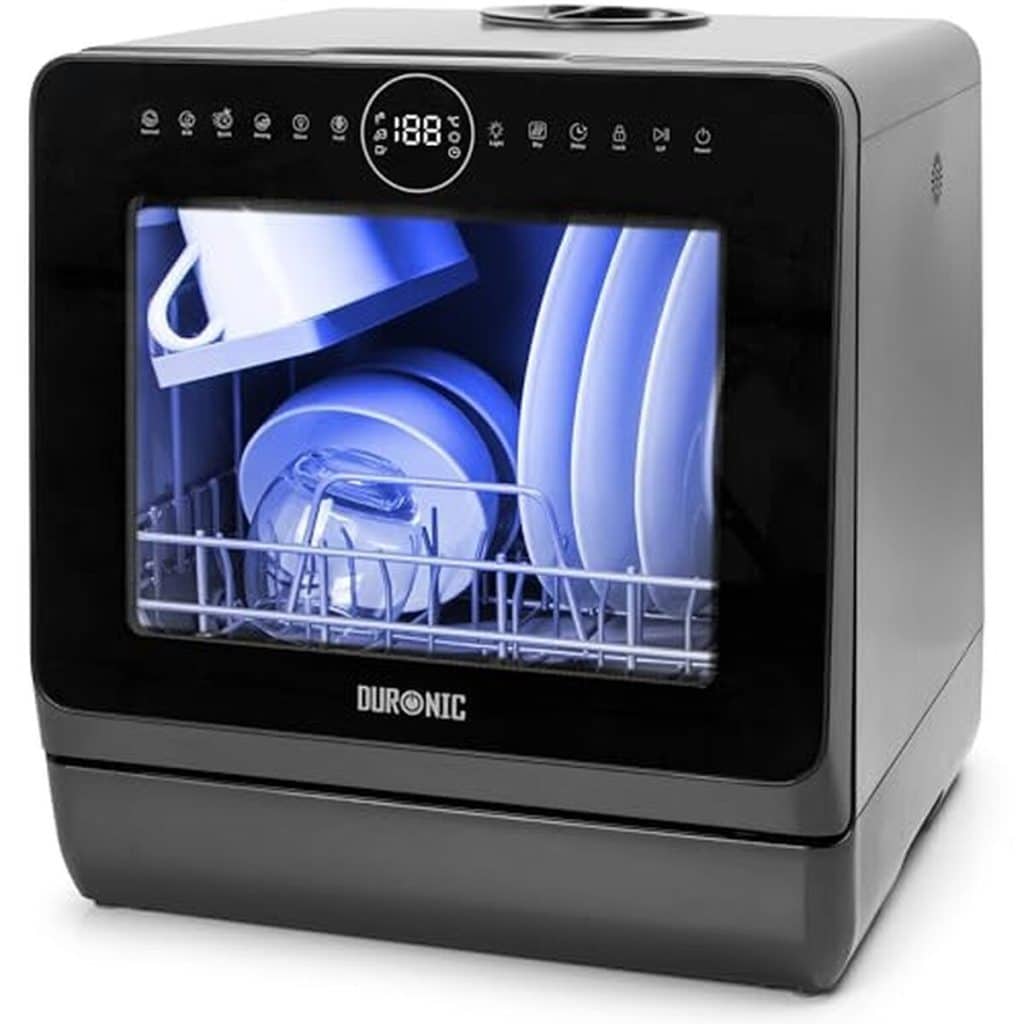 Test du lave-vaisselle compact Duronic DW5 BK : performance et gain de place