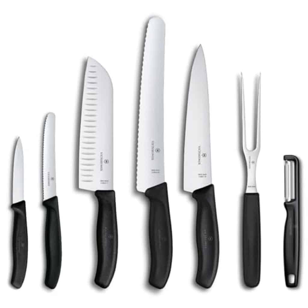 Test du set de couteaux Victorinox Swiss Classic : 7 pièces, noir