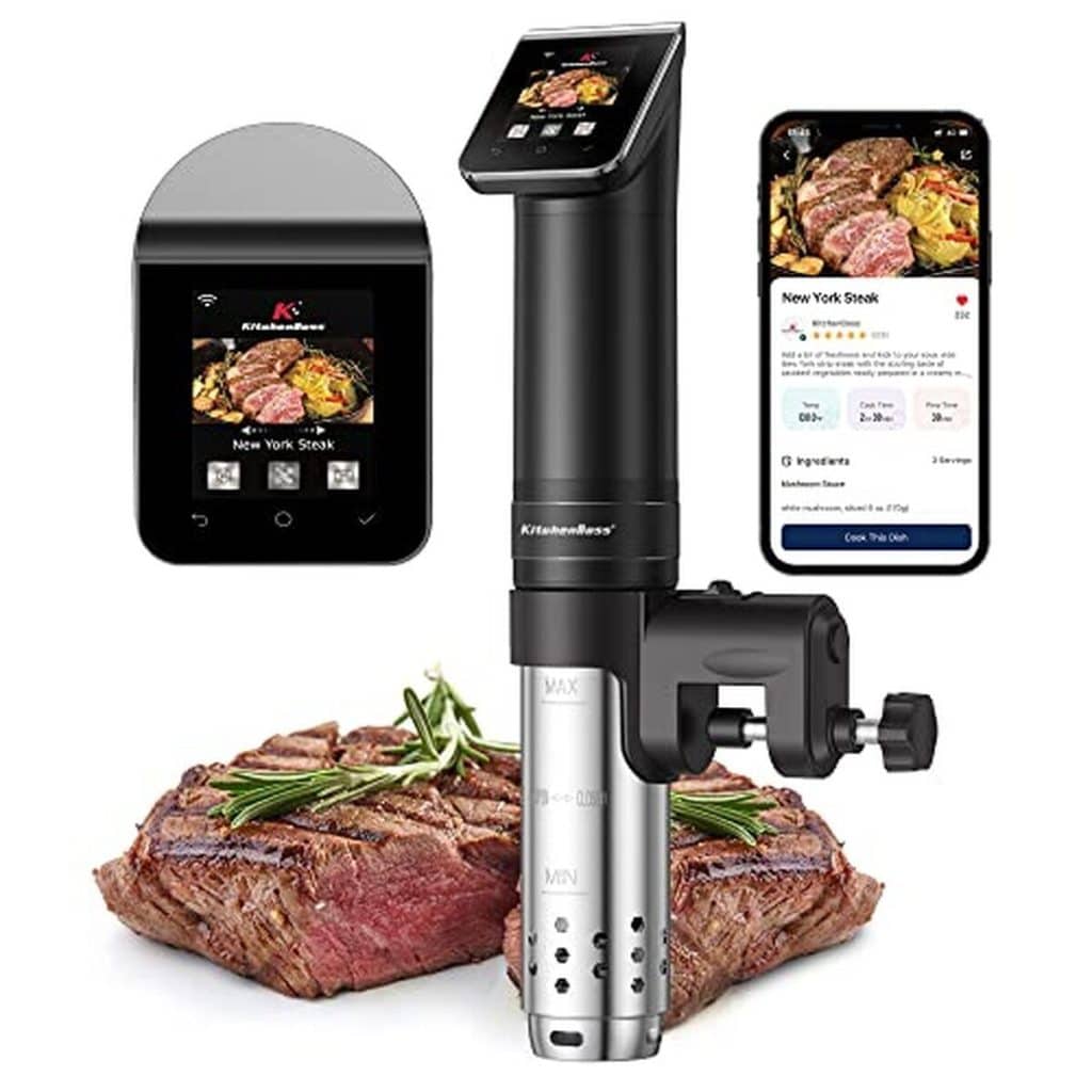 Test du thermoplongeur sous vide KitchenBoss G330 wifi : puissance et précision