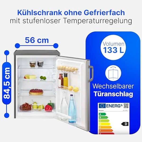 Découvrez notre test du réfrigérateur Bomann 133L VS2195-1-inox : évaluation de son efficacité, design moderne et performances pour une conservation optimale des aliments.
