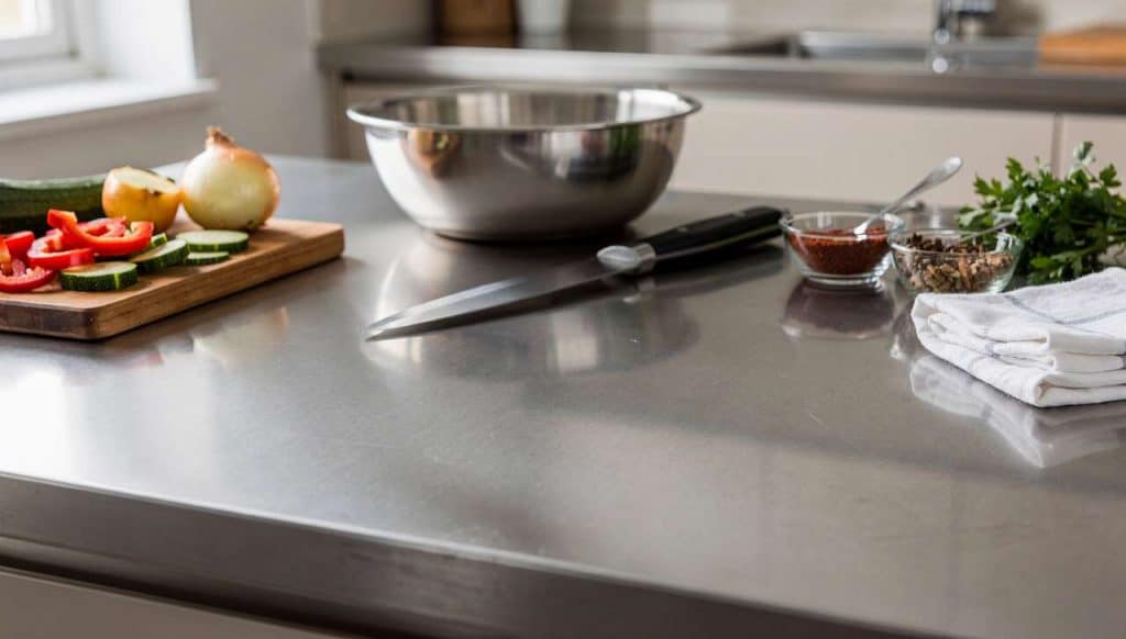 Comment entretenir vos tables de travail cuisine inox ?