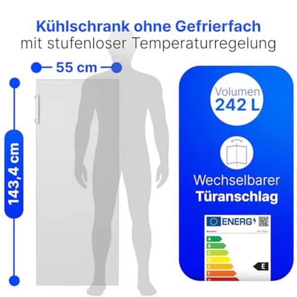 Découvrez notre avis sur le réfrigérateur Bomann VS7316-1 : un modèle performant avec une capacité généreuse de 242 litres pour répondre à vos besoins de stockage alimentaire.