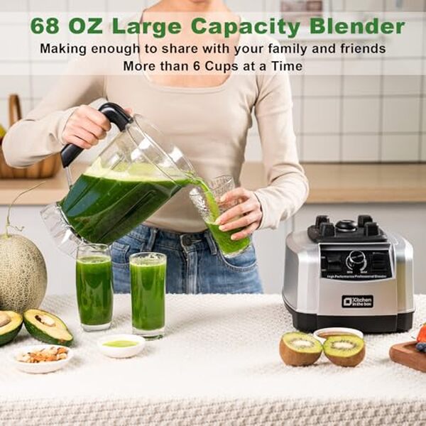 Découvrez notre test complet du blender haute performance Kitchen in the Box 68 OZ: caractéristiques, performances et avis détaillé pour bien choisir votre appareil. 