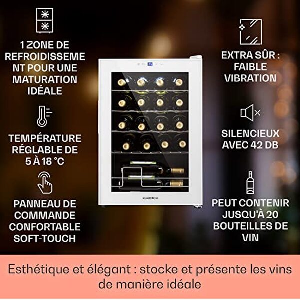 Découvrez notre test détaillé de la cave à vin Klarstein 53L : capacités de conservation, qualité de vieillissement et tout ce qu'il faut savoir avant d'acheter.