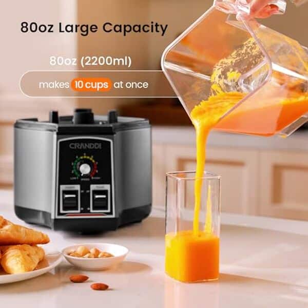 Découvrez notre test détaillé du blender Cranddi K85 : performances, puissance 1500 W, niveau sonore et avis utilisateurs pour bien choisir votre mixeur.