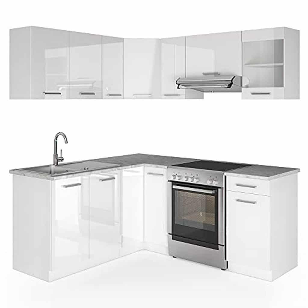 Test de la cuisine d'angle Vicco Rick : élégance et fonctionnalité