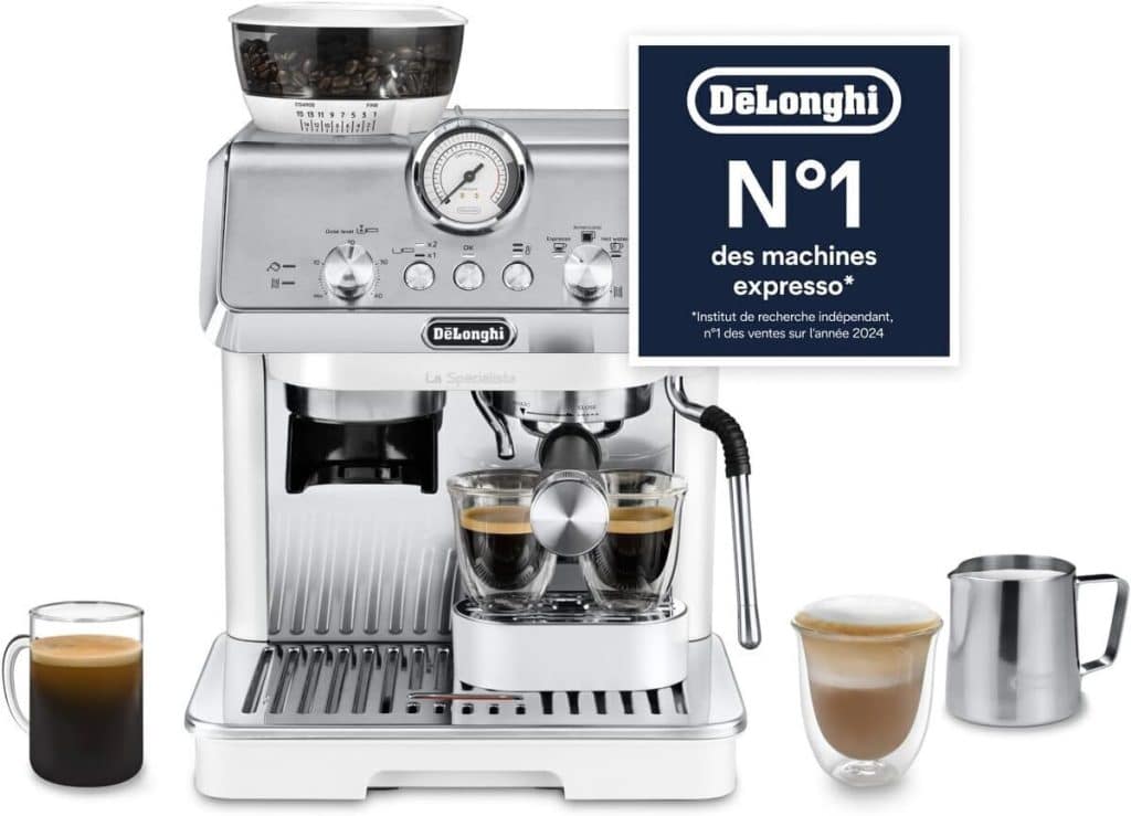 Test De'Longhi La Specialista Arte EC9155.W : machine expresso manuelle 15 bars