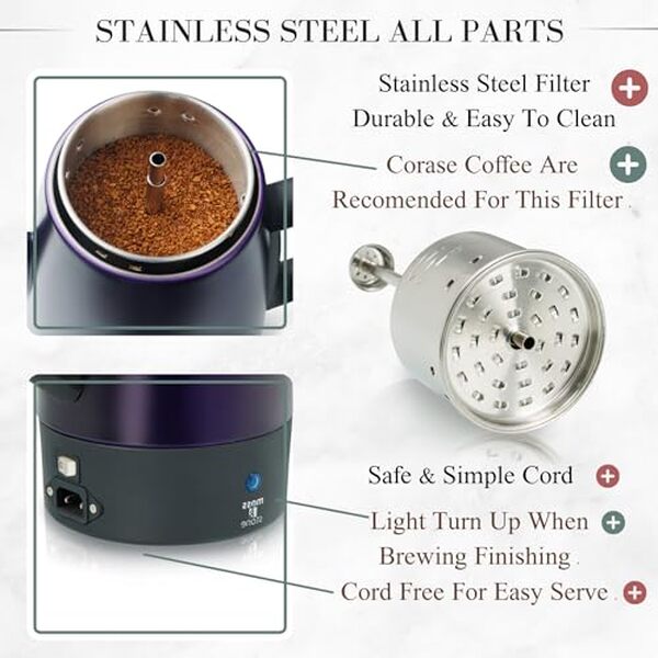 Découvrez notre test complet du percolateur électrique Moss & Stone 10 tasses en inox : performances, avantages et avis détaillé pour bien choisir votre cafetière.
