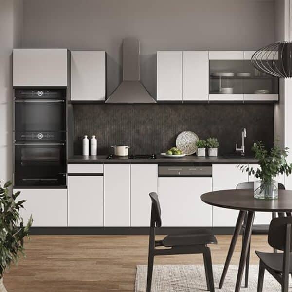 Découvrez notre test complet de la cuisine Vicco r-line j-shape blanche et anthracite : qualité, design et performance pour une cuisine contemporaine et élégante. 