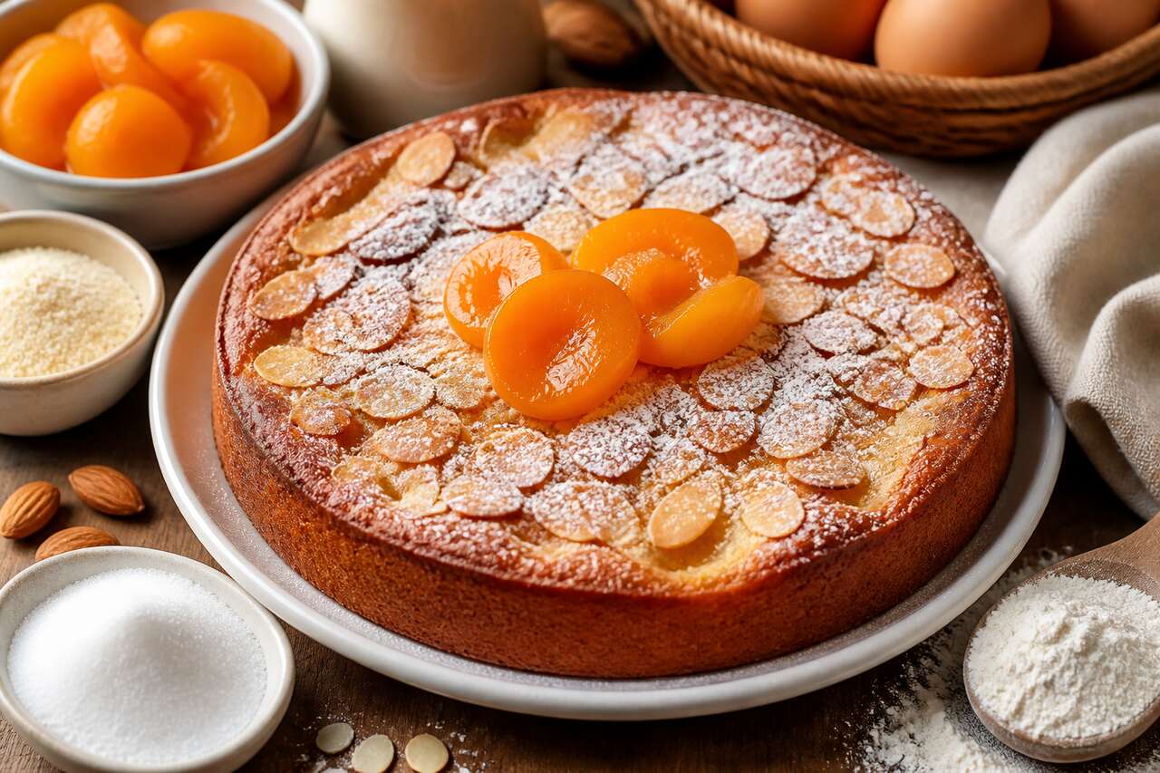 Clafoutis aux abricots et amandes : recette gourmande
